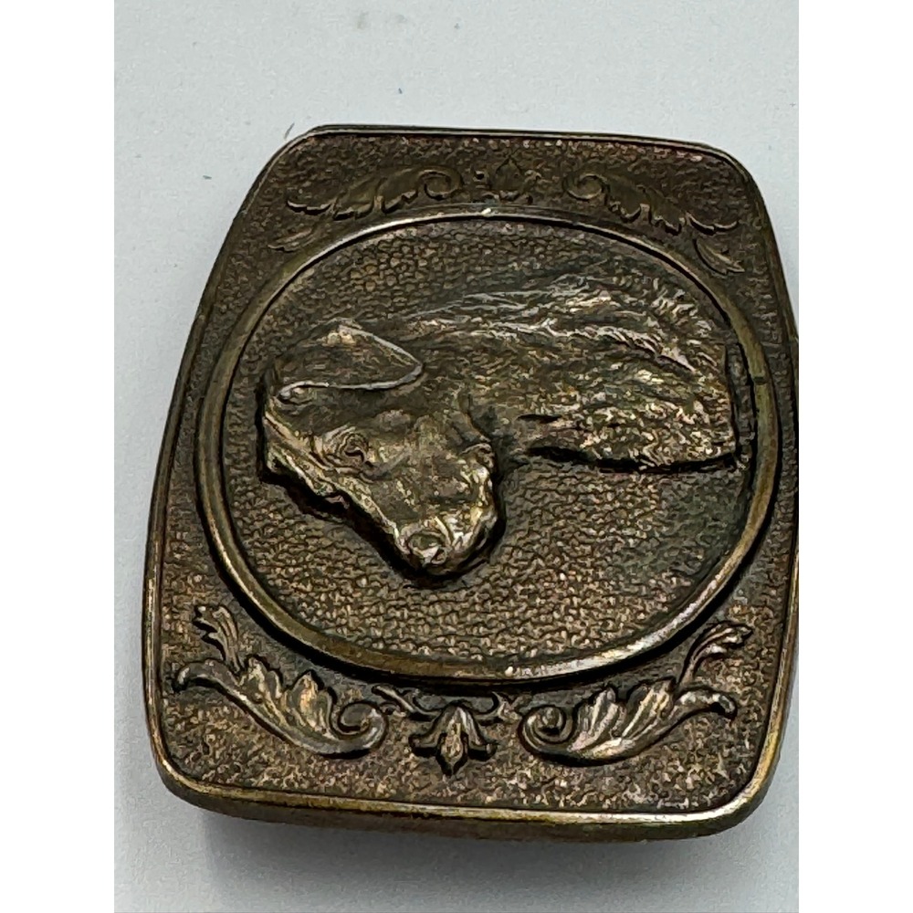 Vintage 1977 Wyoming Studio Art Works Labrador Retriever Belt Buckle RJ Ventrice - Picture 13 of 15